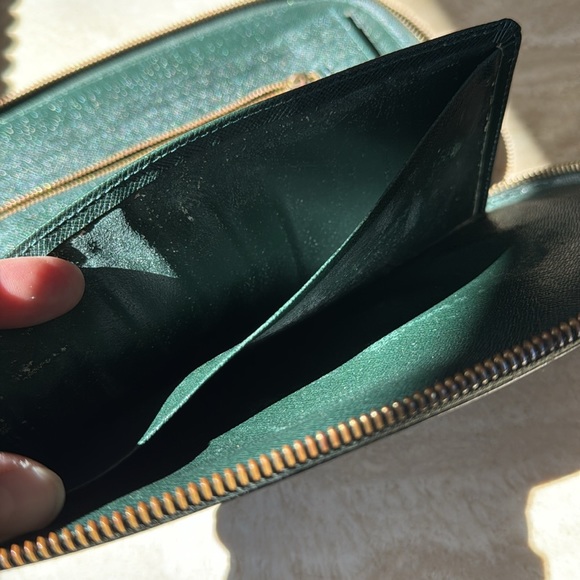 Authentic Louis Vuitton Atoll Epi Taiga Long Wallet M30654 - Picture 8 of 9